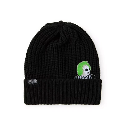 Beetlejuice Peek Cuff Beanie Hat