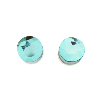 Aquamarine Glass Plugs