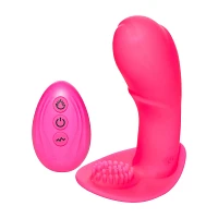 Free Ride 7-Function Hands Free Rechargeable Remote Control Vibrator 5.1 Inch - Hott Love Extreme