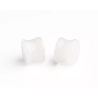 Milky Quartz Stone Plugs