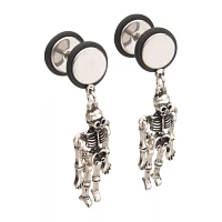Skeleton Dangle Fake Plugs - 18 Gauge