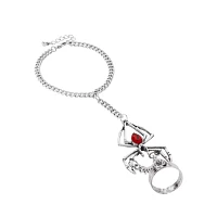 Red Spider Hand Bracelet