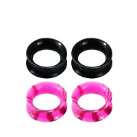 Multi-Pack Pink and Black Swirl Tunnels - 4 Pair