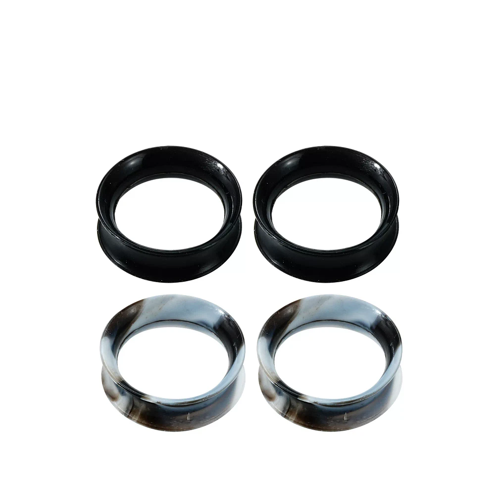 Multi-Pack Black and White Tunnels - 2 Pair