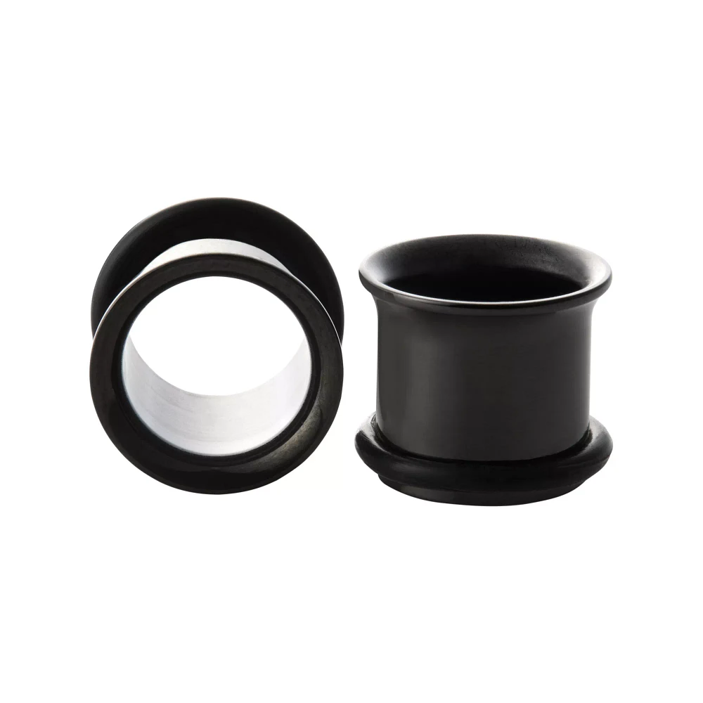 Black Titanium Single Flare Tunnels
