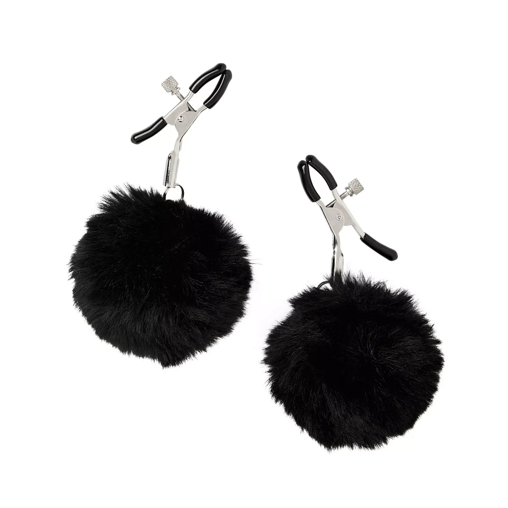 Black Puff Nipple Clamps