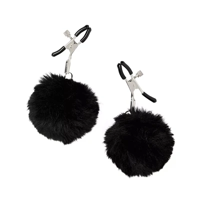 Black Puff Nipple Clamps