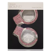 Pleasure Bound Pink Rhinestone Cuffs