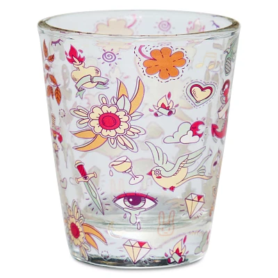 Tattoo Flash Art Shot Glass - 2 oz.