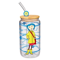 Striped Coraline Cup with Straw