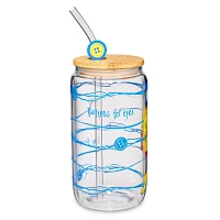 Striped Coraline Cup with Straw