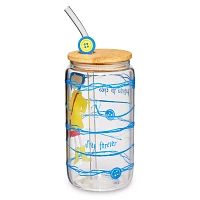 Striped Coraline Cup with Straw