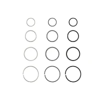Multi-Pack Silvertone Hoop Nose Rings 12 Pack