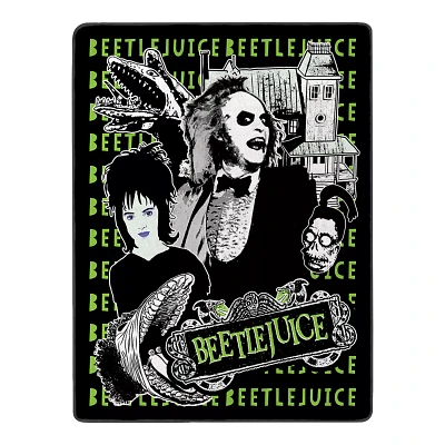 Beetlejuice and Lydia Fleece Blanket