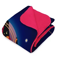 Cosmic Leroy Faux Fur Fleece Blanket - Lilo & Stitch