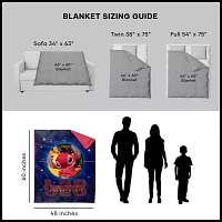 Cosmic Leroy Faux Fur Fleece Blanket - Lilo & Stitch