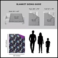 SpongeBob SquarePants and Patrick Spooky Skeletons Fleece Blanket
