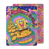 Krabby Patty Throw Blanket - Spongebob Squarepants