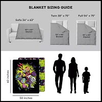 Lock, Shock, and Barrel Throw Blanket - The Nightmare Before Christmas