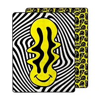 Trippin' Smileys Double-Sided Fleece Blanket