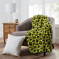 Trippin' Smileys Double-Sided Fleece Blanket