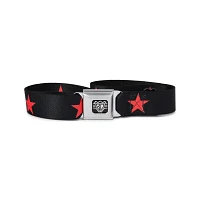 Buckle-Down Red Stars Seatbelt Belt