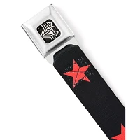 Buckle-Down Red Stars Seatbelt Belt
