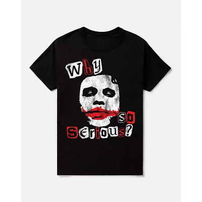 Why So Serious Joker T Shirt - The Dark Knight