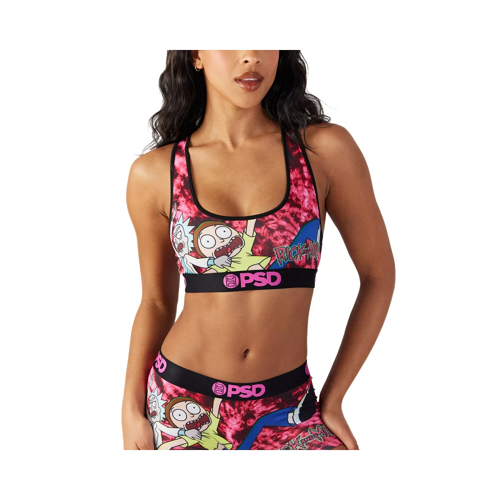 PSD Rick and Morty Pink Sports Bra