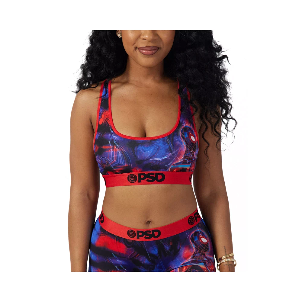PSD Miles Morales Sports Bra - Spider-Man