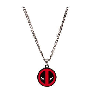 Deadpool Mask Pendant Chain Necklace