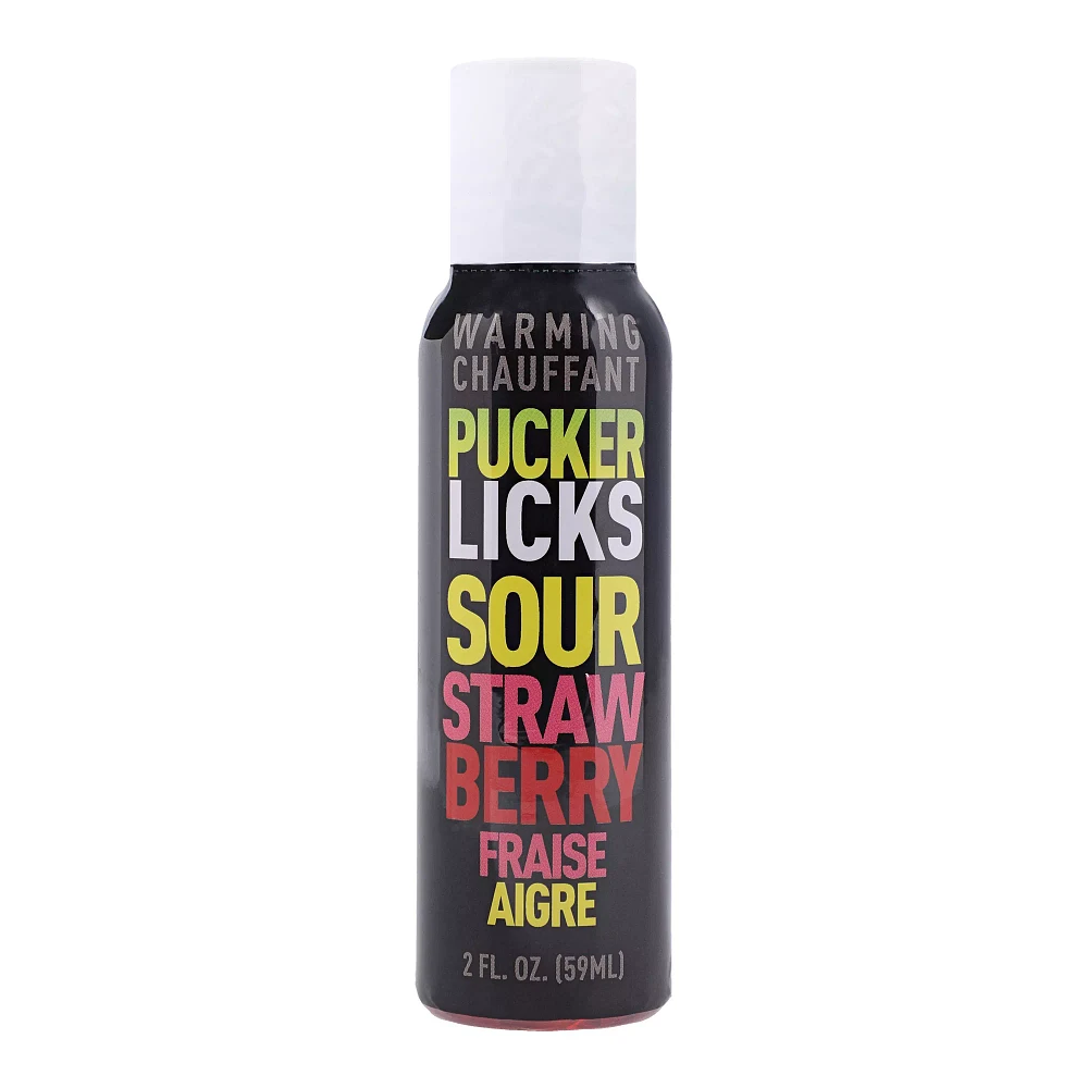 Warming Sour Strawberry Glide 2 oz. - Pucker Licks