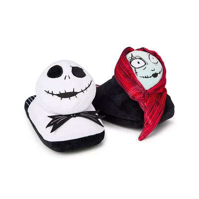 Jack and Sally Plush Slippers - The Nightmare Before Christmas