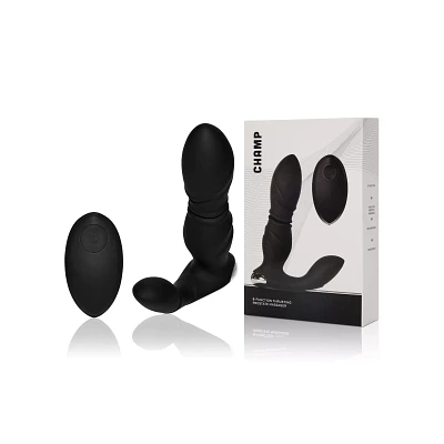 Champ Rechargeable Remote Control Thrusting Prostate Massager