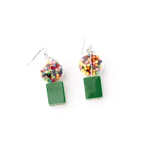 Gumball Machine Dangle Earrings