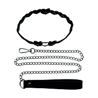 Heart Collar with Leash - Pleasure Bound