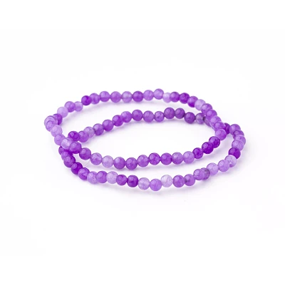 Multi-Pack Amethyst Beaded Bracelets