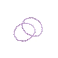 Multi-Pack Amethyst Beaded Bracelets