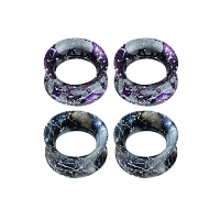 Multi-Pack Black Splatter Tunnels - 2 Pair