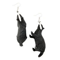 Badger Dangle Earrings