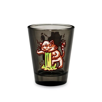 Vomiting Cat Shot Glass - 2 oz.