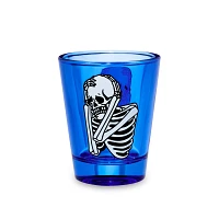 Worried Skeleton Shot Glass - 2 oz.