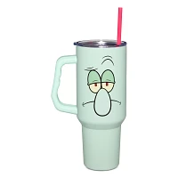 SpongeBob SquarePants Squidward Face Cup with Straw - 40 oz.