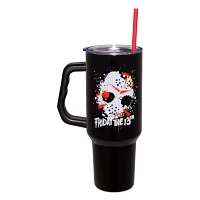 Friday the 13th Jason Splatter Mask Cup with Straw - 40 oz.