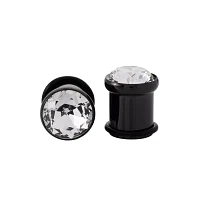 CZ Black Titanium Screw Fit Plugs
