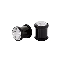 CZ Black Titanium Screw Fit Plugs