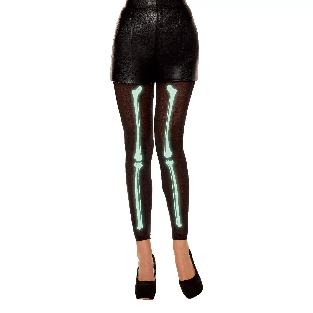 Glow in the Dark Skeleton Stockings