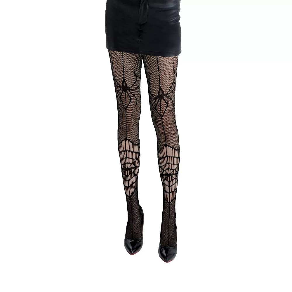 Black Spider Web Stockings