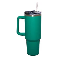 Mayim Dark Green Travel Tumbler With Straw - 40 oz.