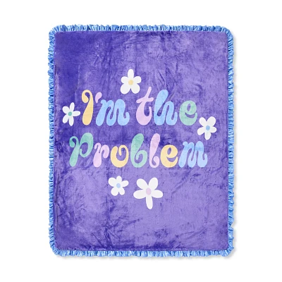 I'm the Problem Double-Sided Fleece Blanket